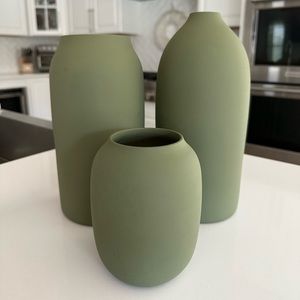 (3) o cactuu vases
